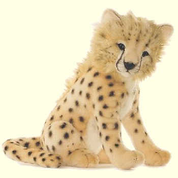 Hansa Stuffed Plush Cheetah Cub