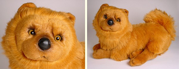 stuffed animal chow chow