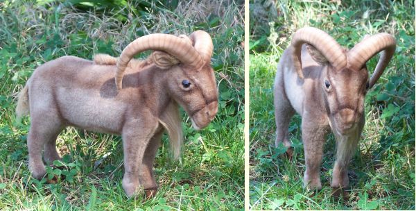 Hansa Stuffed Plush Mountain Goat