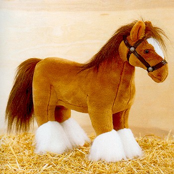 poseable plush horse