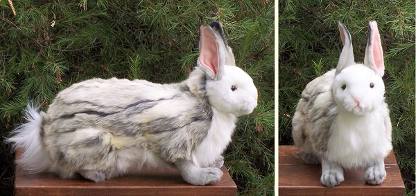 Jacquard Rabbit Stuffed Animal