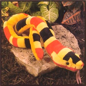 Wild Republic Stuffed Coral Snake