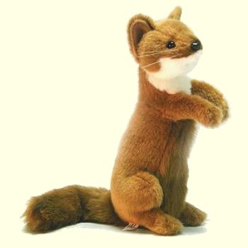 Hansa Standing Plush Weasel